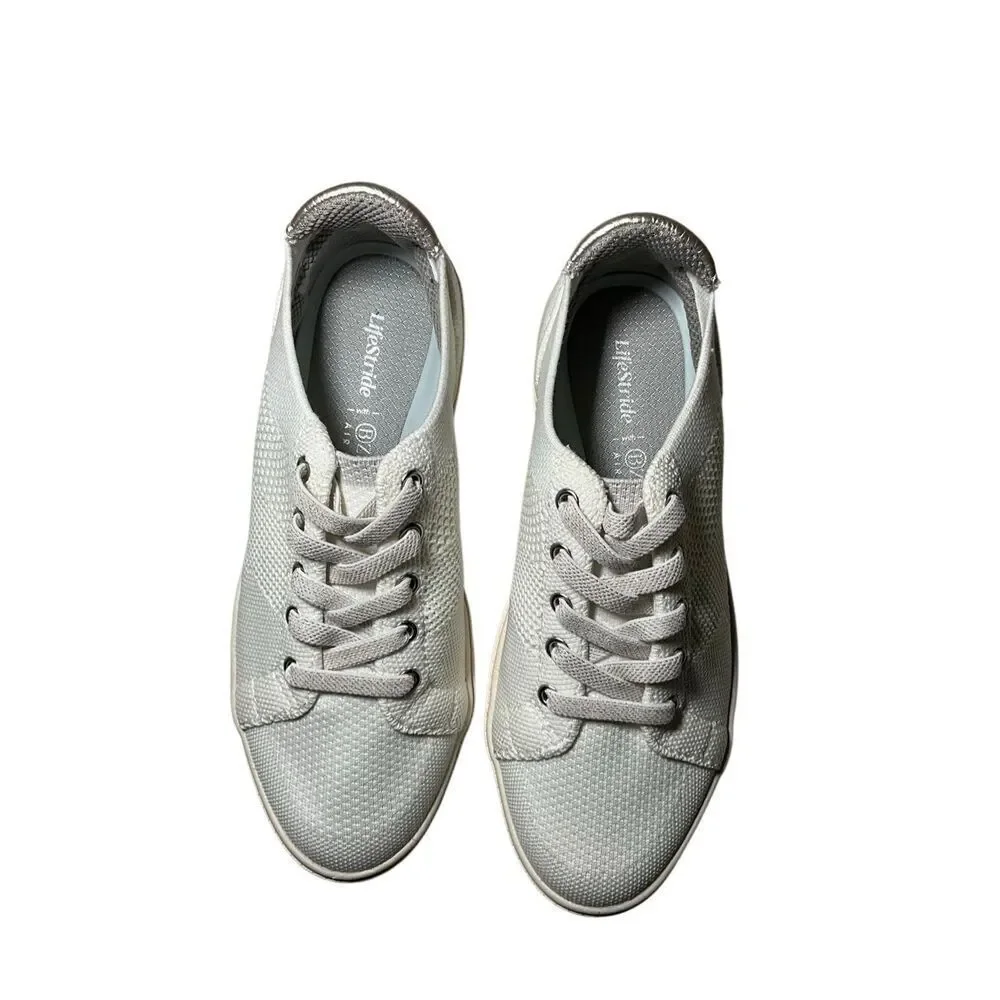 Lifestride | Vip Washable Court Inspired Lace Up Platform Sneakers